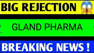 GLAND PHARMA SHARE LATEST NEWS TODAYGLAND PHARMA SHARE ANALYSISGLAND PHARMA SHARE TARGET [upl. by Darum]