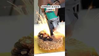 Grinder se kata cake😱 cakevideos cakedecoration cakedesign chocolatecake cakevideos truffle [upl. by Standley]