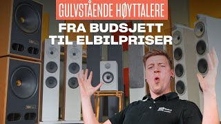 Gulvstående høyttalere til under 7000kr og helt opp til over 400000kr [upl. by Nojid274]