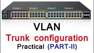 VLAN Trunk Configuration  Practical  Part  II  by Tech Guru Manjit [upl. by Lily310]