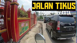 MOTOVLOG 10  BOGOR ke JAKARTA Jalan Tikus  Arah Jalan dari Bogor ke Jakarta [upl. by Raeann]