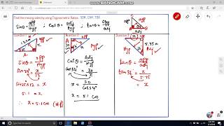 GCSE Maths Grade 10 Trignometry  Trignometric Ratios to find Missing Side [upl. by Arras477]