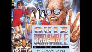 VGM Quiz Scramble Special  クイズスクランブル スペシャル  Mega CD Pie Throw [upl. by Atinot]