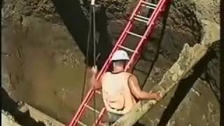 Trench Cave In  Oregon OSHA compliance officer caught cave in on tape [upl. by Cenac136]