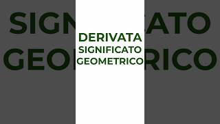 Significato geometrico della derivata  Pillole di matematica analisimatematica [upl. by Kered]