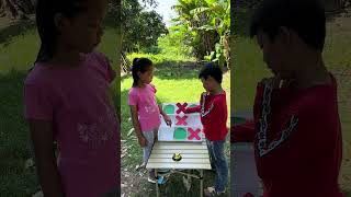 X amp O challenge Game tic tac toe game challenge sis votey vs Bro Dom 😎 who winner 🏆👏🏻👏🏻👏🏻 [upl. by Radmen34]