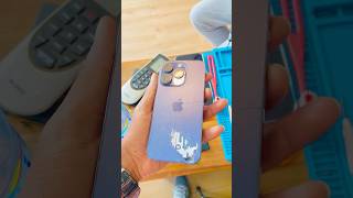 Restoring a Cracked iPhone 14 Pro Max BackGlass Shorts restoration viralshorts [upl. by Lenzi]