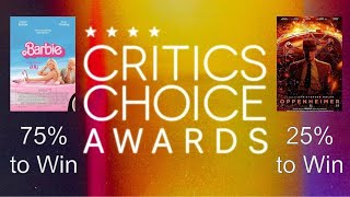 Critics Choice Awards 2024 Predictions [upl. by Zeuqram]