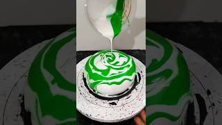 Mix Colour Pista flavour Cake Decorating cake video trending shorts youtubeshorts viralvideo [upl. by Nuyh]