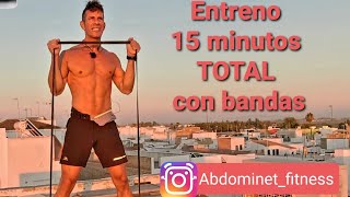 entrenamiento TOTAL con banda elástica 15 min [upl. by Petulia]