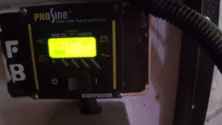 12 volt Xantrax Statpower 1000 Watt Inverter Working Good [upl. by Kosse]