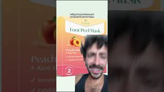 Is This Foot Peel Mask Safe  Enjoy the Satisfying Peeling Process shorts feet [upl. by Ardyth]