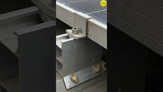 Clamp Used in Rooftop Solar Power Plant  Structure [upl. by Yelkreb]