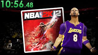 I Finished NBA 2K12 in 1 Video [upl. by Gratt34]