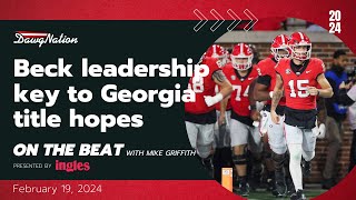 Carson Beck leadership key to Georgia title hopes  On the Beat with Mike Griffith [upl. by Laurene]