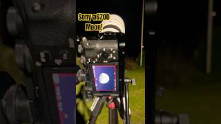 Moon with Sony video camera space astrology astro star [upl. by Tymon]