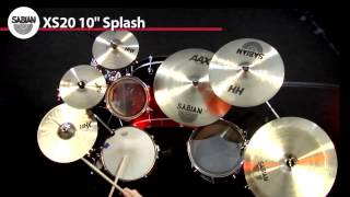 Sabian Xs20 10quot Splash Cymbal Demo  Full Compass [upl. by Esme]