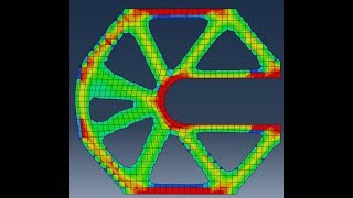 Abaqus Topology Optimization Tutorial C Clip Example [upl. by Phylys]