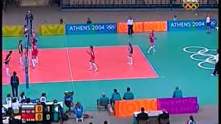 LIOUBOV CHACHKOVA SOKOLOVA vs China  04 Athens Olympics Preliminary Round [upl. by Anurb698]