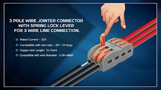 MX Snap Action Wire Connectors Easy Wiring amp Reusability for Your Electrical Needs [upl. by Ddarb691]