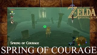 Zelda Breath Of The Wild Spring Of Courage [upl. by Etteluap471]