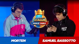 MORTEN VS SAMUEL BASSOTO  FINALES DEL MUNDO 2023  LA PARTIDA MAS EPICA clashroyale [upl. by Eidnak]