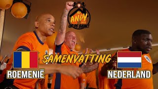 Roemenië  Nederland I LIVE Bij Andy Thuis op de Bank Samenvatting [upl. by Shelman]