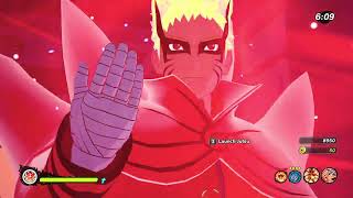 Naruto To Boruto Shinobi Striker  Naruto Uzumaki Baryon Mode Gameplay [upl. by Asyen]