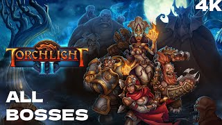 Torchlight 2  All Bosses With Cutscenes 4K UHD [upl. by Eentroc]