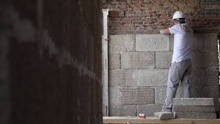 Farmhouse conversion with Hempcrete External Insulation and Hempcrete Internal Walls [upl. by Massab189]