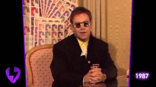 Elton John On Learning Piano Interview  1987 [upl. by Gustin]