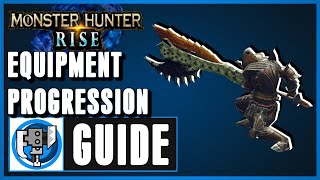 MH Rise Switch Axe Equipment Progression Guide Recommended Playing [upl. by Aliab619]