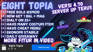 NGULI BISA JADI KAYA 🤑  FREE ROLE SMOD  GTPS TERBARU 2024  GROWTOPIA PRIVATE SERVER  EIGHT TOPIA [upl. by Asirac]