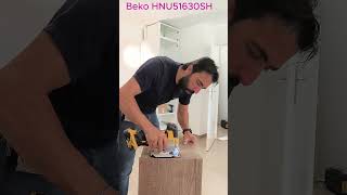 Installation Beko HNU51630SH ancstlable hotte integre [upl. by Hoppe]