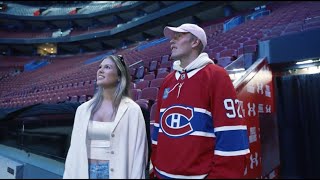 Patrik Laine tours the teams facilities at the Bell Centre for the first time [upl. by Yrannav104]