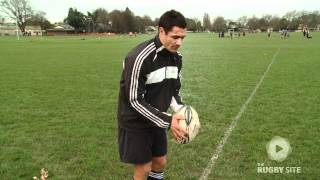 Dan Carter Rugby Drop Kick Restarts [upl. by Nathalia]