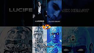 LUCIFER amp BLACK HEART VS SILVER SURFER amp DRMANHATTAN marvel dc lucifer shorts ytshorts [upl. by Anahsit205]