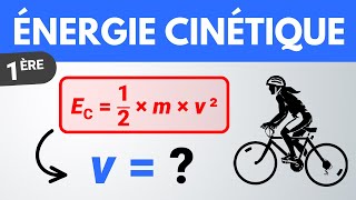 Énergie cinétique  calculer une vitesse   1ère  Physique [upl. by Paine]