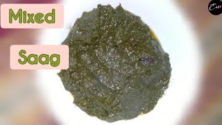 Mixed saag  Spinach  Indian curry  Leafy vegetable [upl. by O'Reilly]