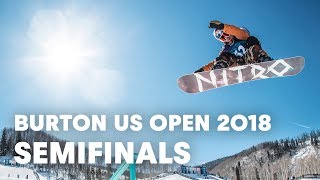 REPLAY  Snowboarding Halfpipe Semifinals at Burton US Open 2018  Men [upl. by Tyree]