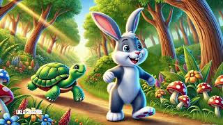 Rabbit and tortoise story  Khargosh Aur Kacchua Bacchon Ki Story Kahani  cartoon kahaniyan [upl. by Llert]