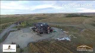 Okotoks Home  Alberta Timber Frame Home [upl. by Fields504]