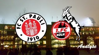 FC St Pauli  1 FC Köln 01  22 Spieltag der 2 Fußball Buli  18022013  Analyse [upl. by Marquardt]