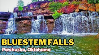 Bluestem Falls  Pawhuska Oklahoma  Oklahoma Swimming Holes [upl. by Alegnaoj]