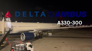 Delta Airlines Airbus A330300 Atlanta ATL to Paris CDG Trip Report  Economy Class [upl. by Kaufman545]