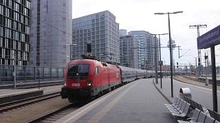 Special train Timisoara  Wien Vienna arriving at Wien Hbf tren special de la Timișoara la Viena [upl. by Shirlene]