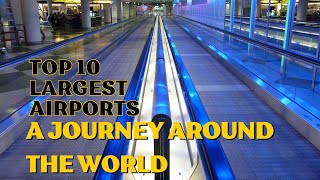 Top 10 Largest Airports A Journey Around the World [upl. by Moersch]