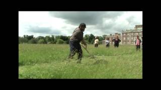 Simon Fairlie Mowing Wimpole 2012 [upl. by Yesnnyl860]