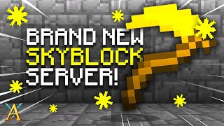 BRAND NEW OP SKYBLOCK SERVER OF 2021  Minecraft Skyblock  18  118 [upl. by Keriann]