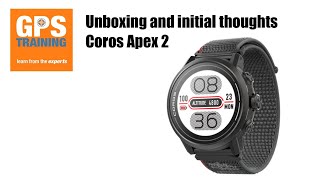 Coros Apex 2  review  unboxing first impressions and initial thoughts [upl. by Eytteb]